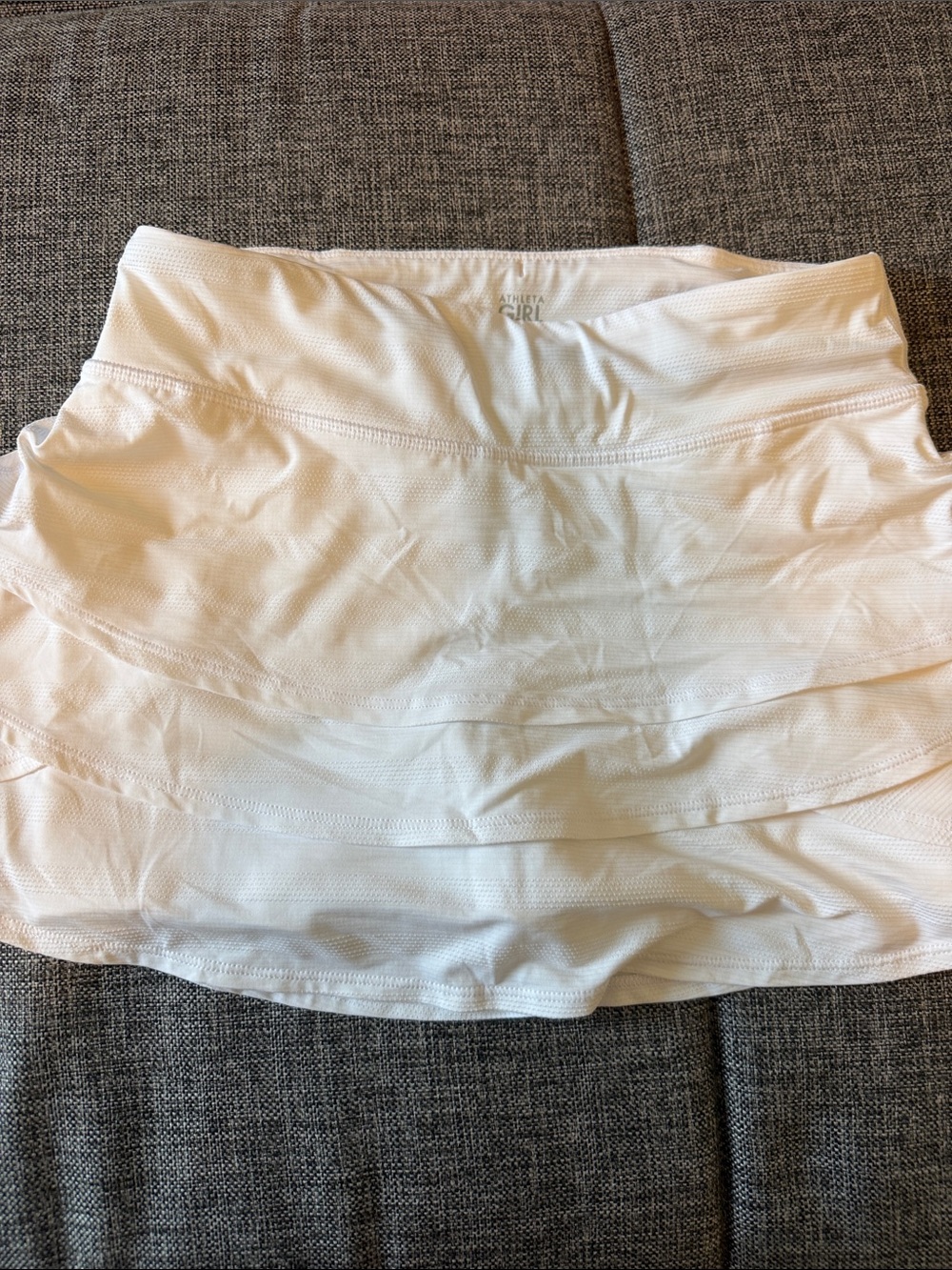 Athleta White Layered Active Skort